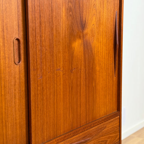 Highboard in teak, 1950s-60s, Denmark - Beyo Vintage