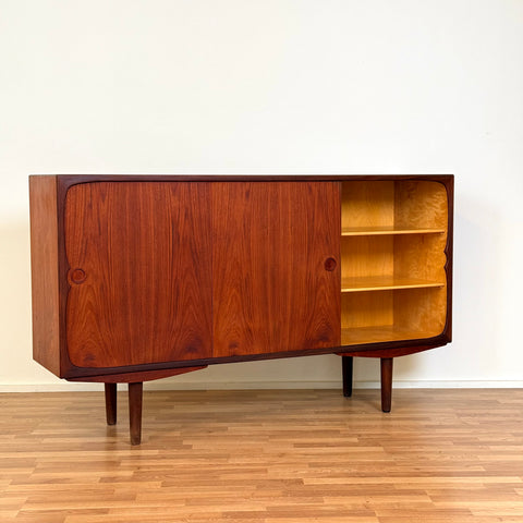 Highboard in teak, 1960s-70s, Denmark - Beyo Vintage
