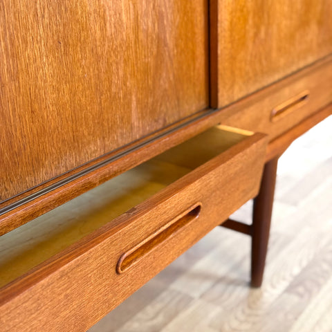 Highboard in teak, 1950s-60s, Denmark - Beyo Vintage