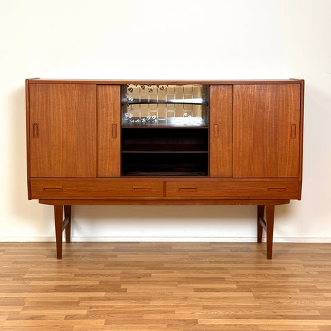 Highboard in teak by P. Westergaard Møbelfabrik, 1950s-60s, Denmark - Beyo Vintage