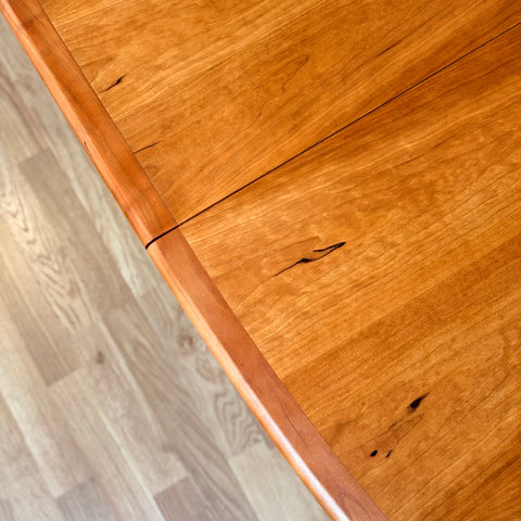Danish large oval dining table in cherry by Skovby