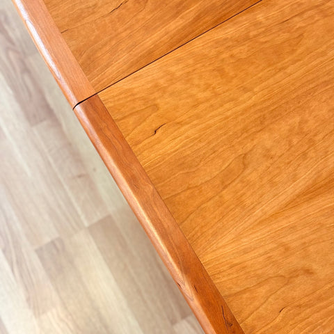 Danish large oval dining table in cherry by Skovby