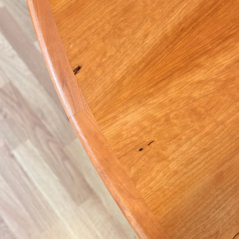 Danish large oval dining table in cherry by Skovby