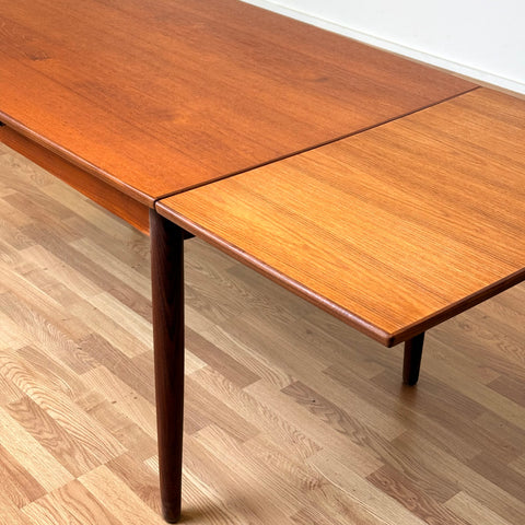 Rectangular dining table in teak, 1950s-60s, Denmark - Beyo Vintage