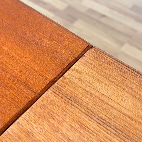 Rectangular dining table in teak, 1950s-60s, Denmark - Beyo Vintage