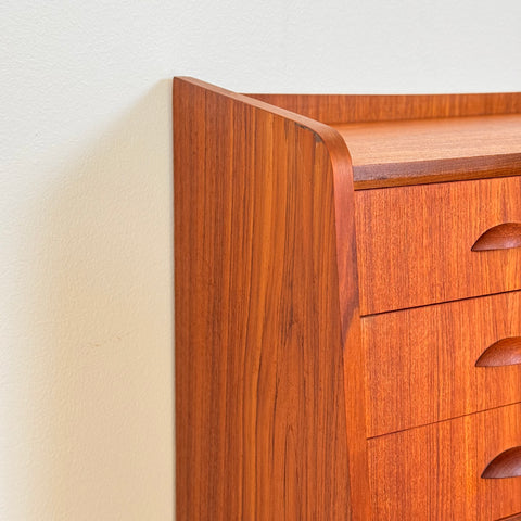Secretary desk in teak, 1950s-60s, Denmark - Beyo Vintage