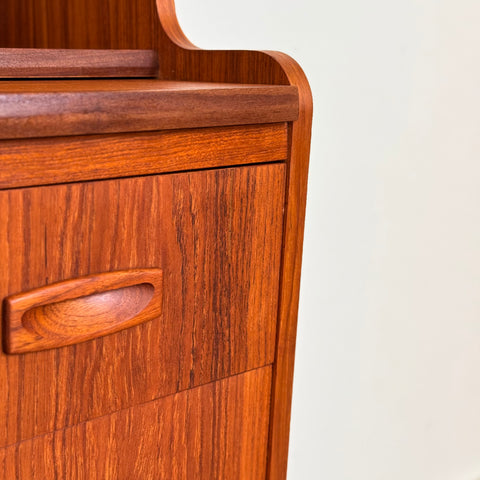 Secretary desk in teak, 1950s-60s, Denmark - Beyo Vintage