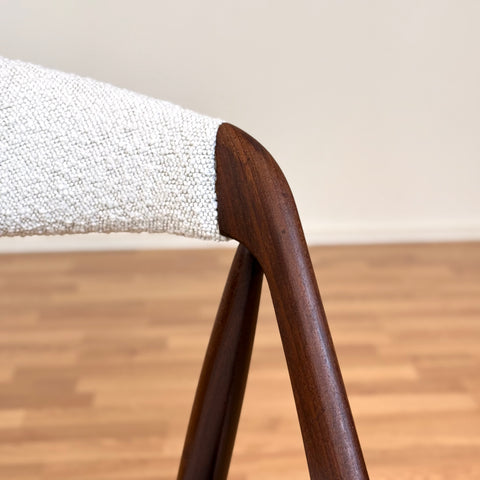 Set of 4 chairs made of walnut by Kai Kristiansen, 1950s-60s, Denmark - Beyo Vintage