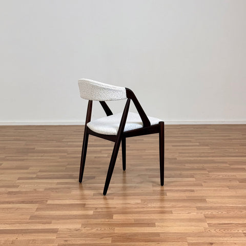 Set of 4 chairs made of walnut by Kai Kristiansen, 1950s-60s, Denmark - Beyo Vintage