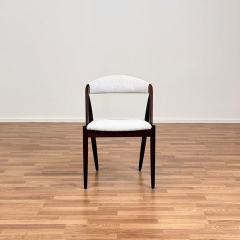 Set of 4 chairs made of walnut by Kai Kristiansen, 1950s-60s, Denmark - Beyo Vintage