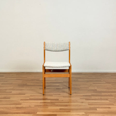 Set of 4 dining chairs in beech, 1980s, Denmark - Beyo Vintage
