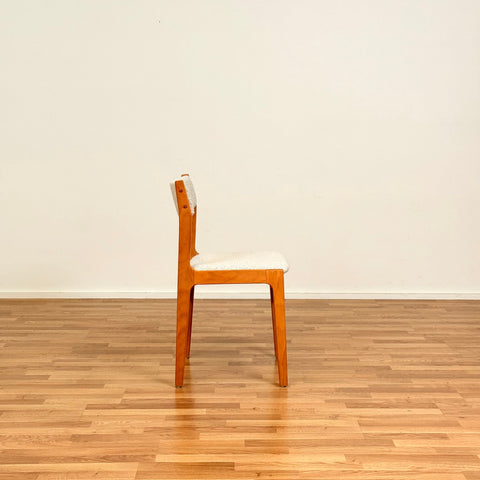 Set of 4 dining chairs in beech, 1980s, Denmark - Beyo Vintage