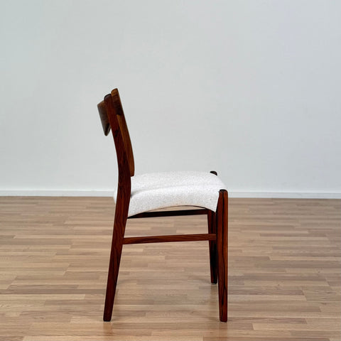 Set of 6 dining chairs in rosewood by Glyngøre Stolefabrik, 1950s-60s, Denmark - Beyo Vintage