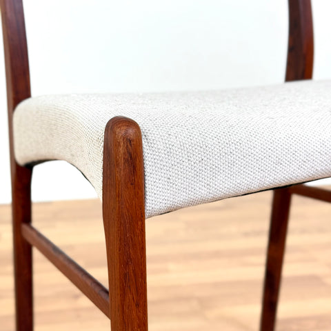 Set of 6 dining chairs in rosewood by Glyngøre Stolefabrik, 1950s-60s, Denmark - Beyo Vintage