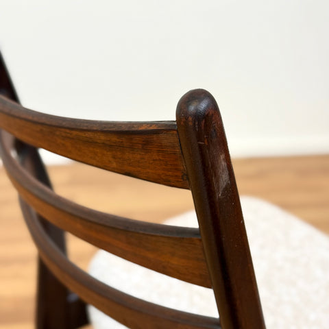 Set of 4 dining chairs in Santos Rosewood, 1950s-60s, Denmark - Beyo Vintage