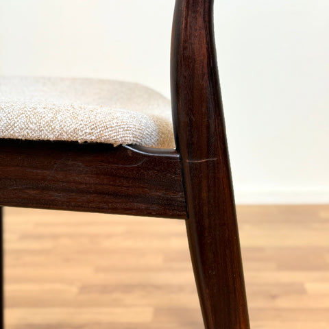 Set of 4 dining chairs in Santos Rosewood, 1950s-60s, Denmark - Beyo Vintage