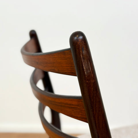 Set of 4 dining chairs in Santos Rosewood, 1950s-60s, Denmark - Beyo Vintage