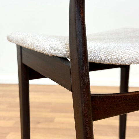 Set of 4 dining chairs in Santos Rosewood, 1950s-60s, Denmark - Beyo Vintage