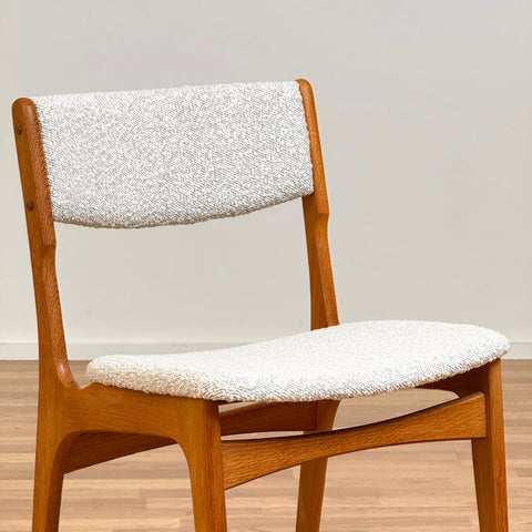 Set of 4 dining chairs in solid oak, by Eric Buch, 1950s-60s, Denmark - Beyo Vintage