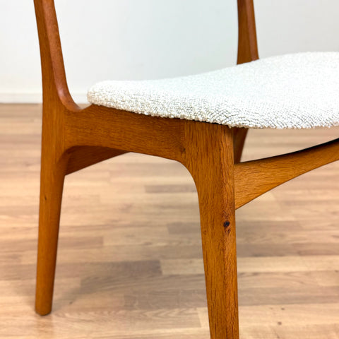 Set of 4 dining chairs in solid oak, by Eric Buch, 1950s-60s, Denmark - Beyo Vintage