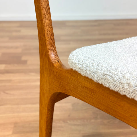 Set of 4 dining chairs in solid oak, by Eric Buch, 1950s-60s, Denmark - Beyo Vintage