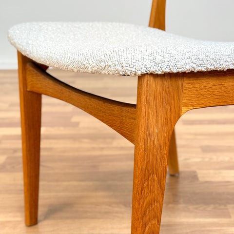 Set of 4 dining chairs in solid oak, by Eric Buch, 1950s-60s, Denmark - Beyo Vintage