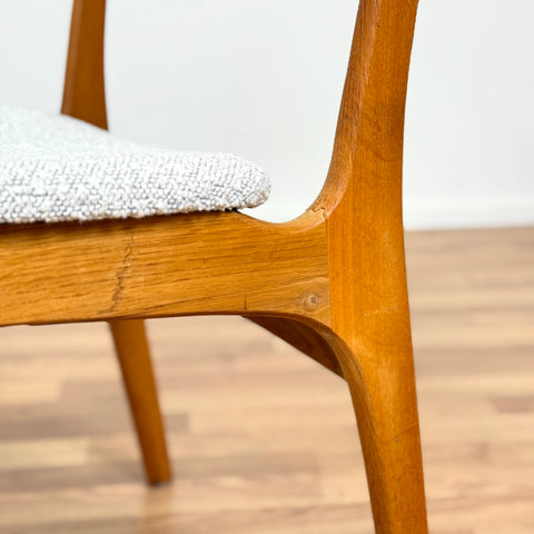 Set of 4 dining chairs in solid oak, by Eric Buch, 1950s-60s, Denmark - Beyo Vintage
