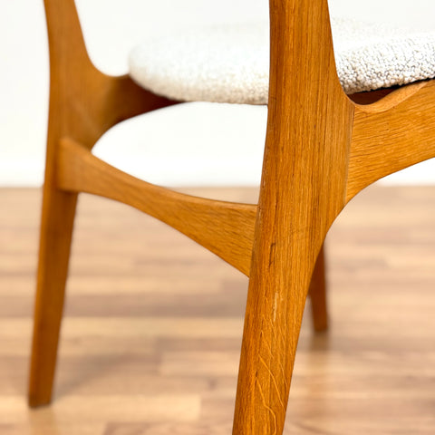 Set of 4 dining chairs in solid oak, by Eric Buch, 1950s-60s, Denmark - Beyo Vintage