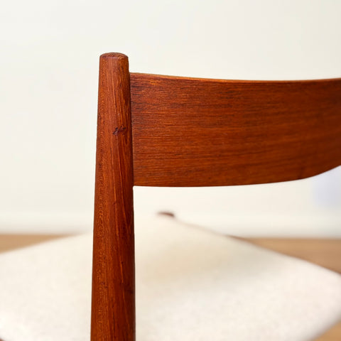 Set of 4 dining chairs in solid teak by Skovmand & Andersen, 1950s-60s, Denmark - Beyo Vintage