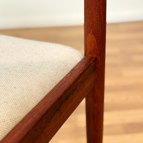 Set of 4 dining chairs in solid teak by Skovmand & Andersen, 1950s-60s, Denmark - Beyo Vintage