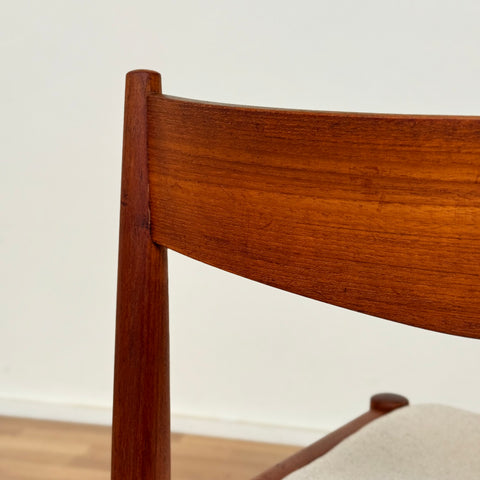 Set of 4 dining chairs in solid teak by Skovmand & Andersen, 1950s-60s, Denmark - Beyo Vintage