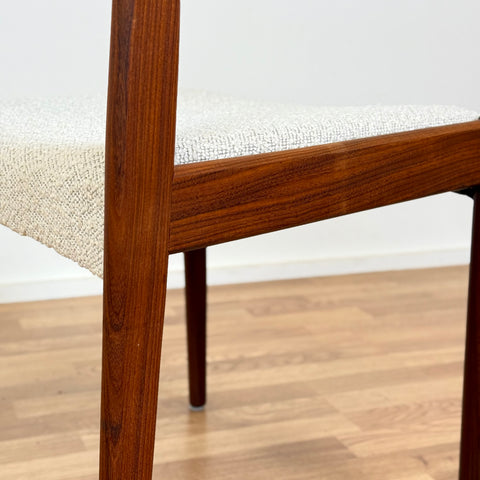 Set of 4 chairs in teak, 1950s-60s, Denmark - Beyo Vintage