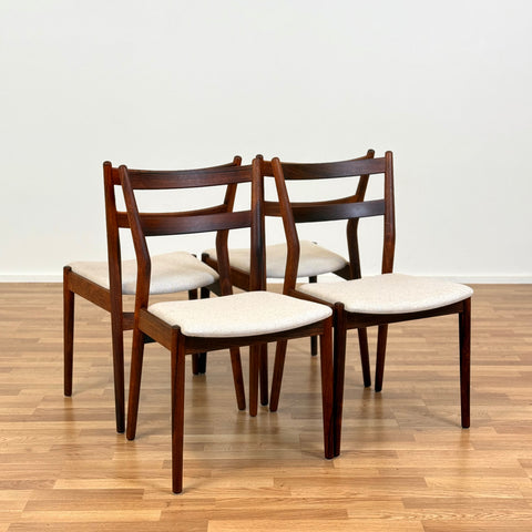 Set of 4 chairs, model 59 by Helge Sibast, 1950s-60s, Denmark - Beyo Vintage
