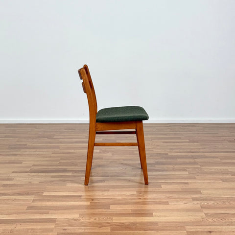 Set of 6 dining chairs in beech and teak, 1950s-60s, Denmark - Beyo Vintage