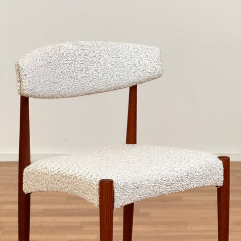 Set of 6 dining chairs in solid teak, Denmark, 1960s - Beyo Vintage