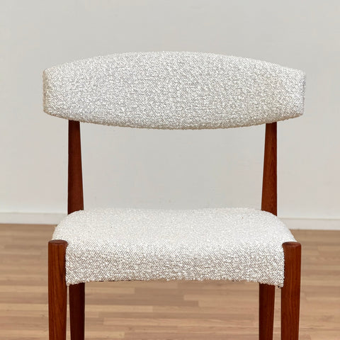 Set of 6 dining chairs in solid teak, Denmark, 1960s - Beyo Vintage