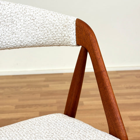 Set of 6 chairs made of solid teak by Kai Kristiansen, 1950s-60s, Denmark - Beyo Vintage