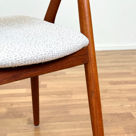 Set of 6 chairs made of solid teak by Kai Kristiansen, 1950s-60s, Denmark - Beyo Vintage