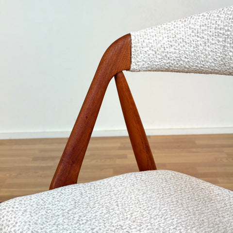 Set of 6 chairs made of solid teak by Kai Kristiansen, 1950s-60s, Denmark - Beyo Vintage