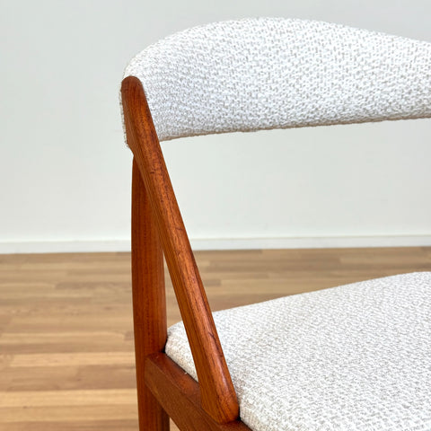 Set of 6 chairs made of solid teak by Kai Kristiansen, 1950s-60s, Denmark - Beyo Vintage
