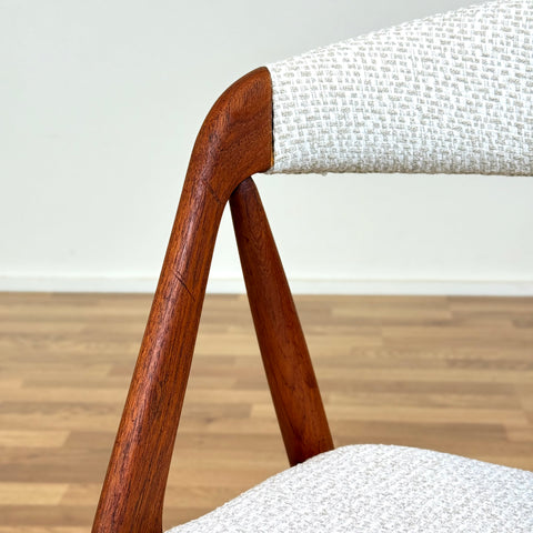 Set of 6 chairs made of solid teak by Kai Kristiansen, 1950s-60s, Denmark - Beyo Vintage