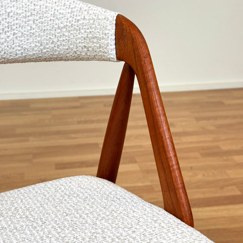 Set of 6 chairs made of solid teak by Kai Kristiansen, 1950s-60s, Denmark - Beyo Vintage