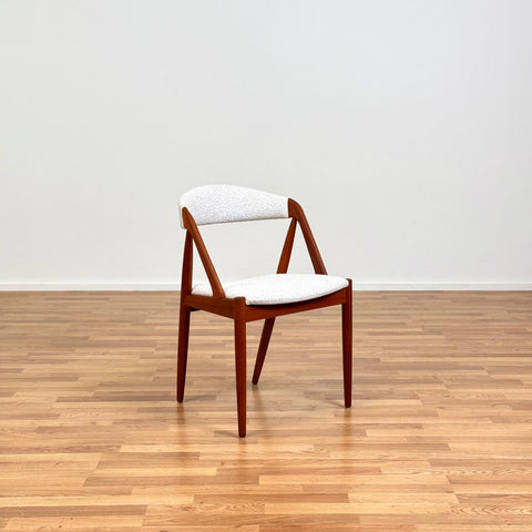 Set of 6 chairs made of solid teak by Kai Kristiansen, 1950s-60s, Denmark - Beyo Vintage