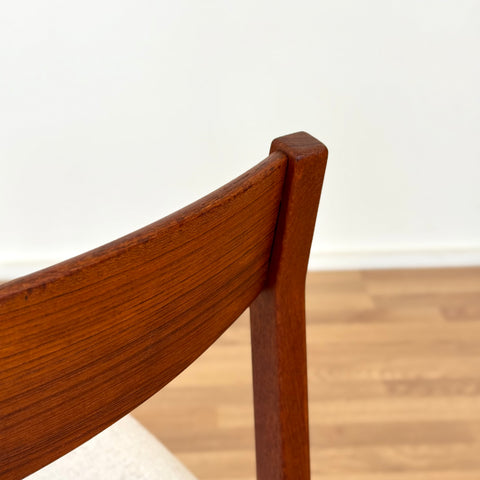 Set of 6 dining chairs in teak, 1950s-60s, Denmark - Beyo Vintage