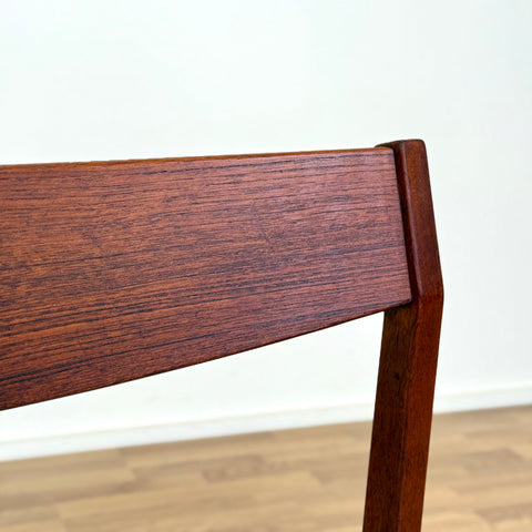 Set of 6 dining chairs in teak, 1950s-60s, Denmark - Beyo Vintage