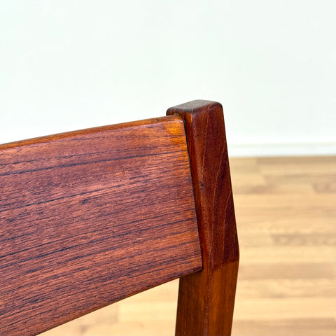 Set of 6 dining chairs in teak, 1950s-60s, Denmark - Beyo Vintage
