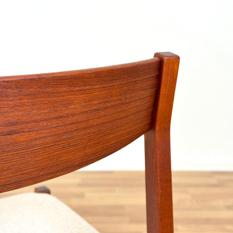 Set of 6 dining chairs in teak, 1950s-60s, Denmark - Beyo Vintage