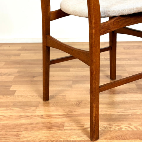 Set of 6 dining chairs in teak & beech, 1950s-60s, Denmark - Beyo Vintage