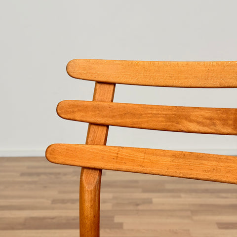 Set of 7 chairs made of solid oak by Poul Volher, 1950s-60s, Denmark - Beyo Vintage