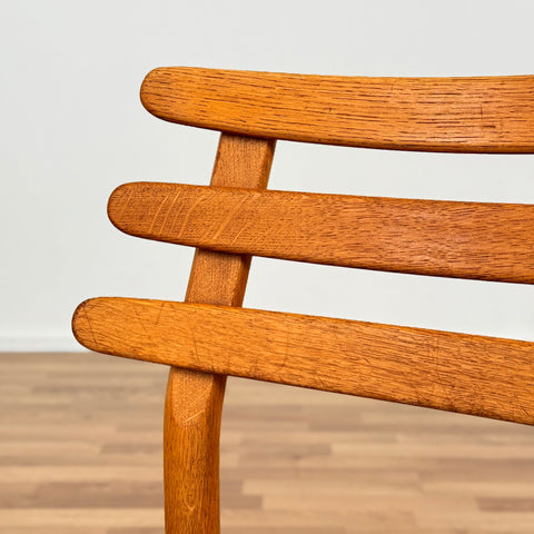 Set of 7 chairs made of solid oak by Poul Volher, 1950s-60s, Denmark - Beyo Vintage